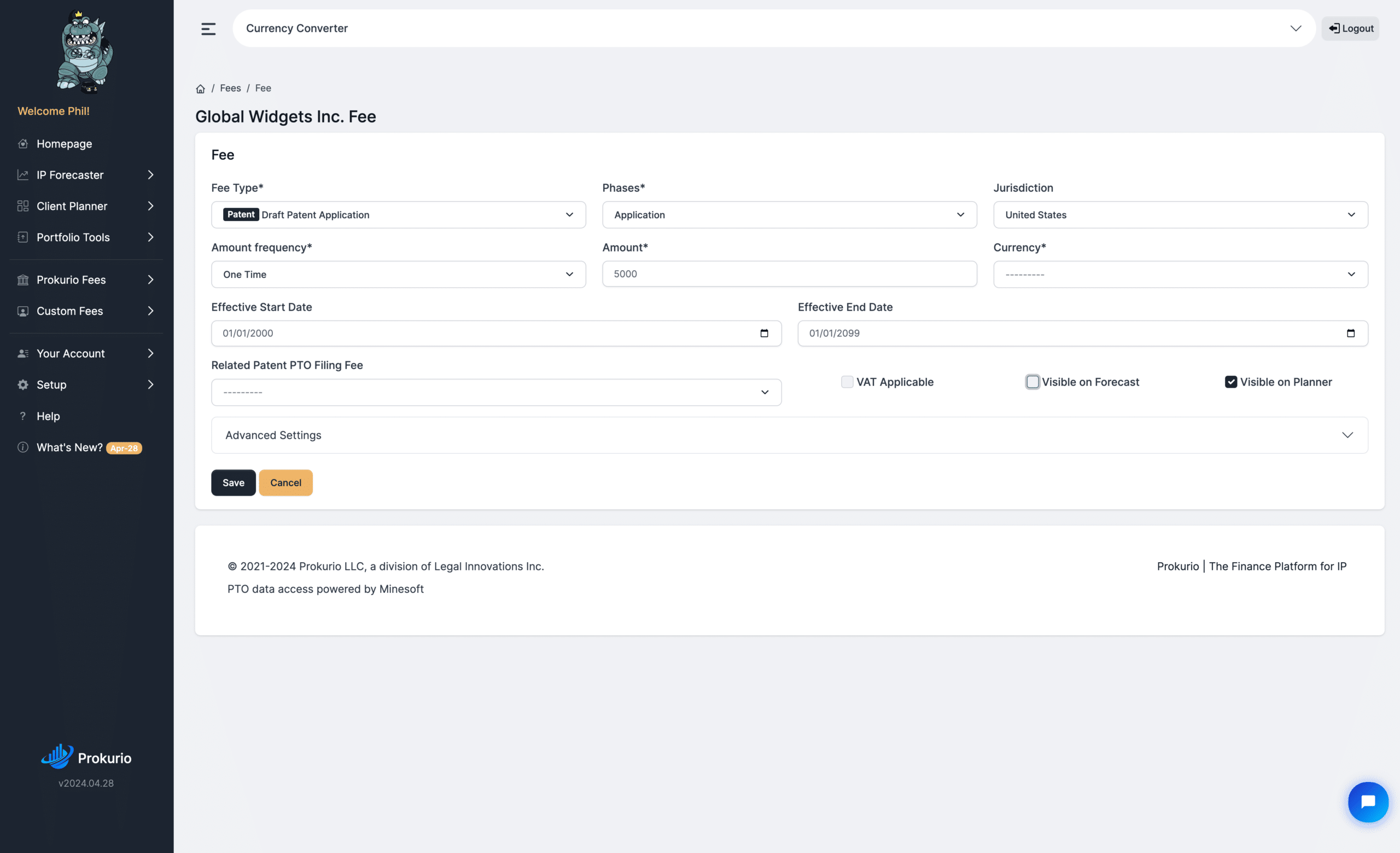 client planner updates